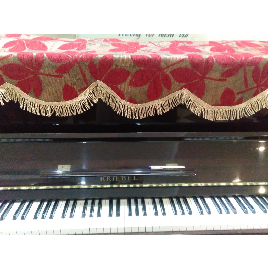 Khăn Phủ Đàn Piano Upright Gấm