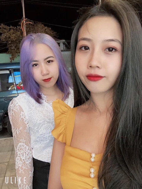 Tóc giả 2 mái cá tính🥰freeship-tặng lưới chùm tóc