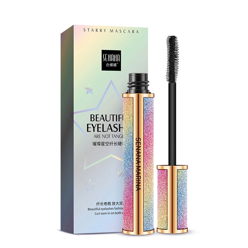 Mascara sợi tơ 4D chống thấm nước làm dày và dài mi hiệu quả