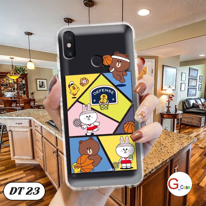 Ốp lưng Xiaomi Mi Max 3 dẻo trong in hình