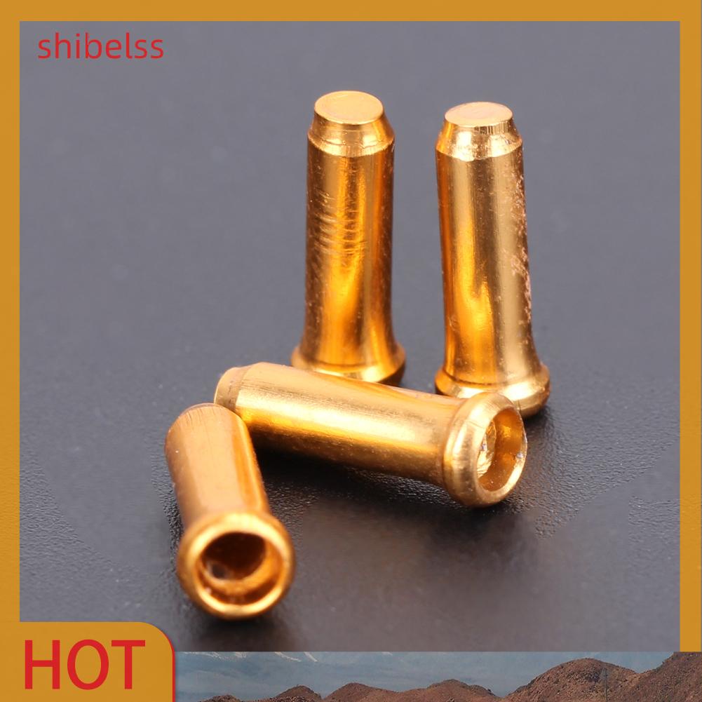 Set 50 Đầu Bịt Dây Phanh Xe Đạp Bằng Nhôm Chất Lượng Cao