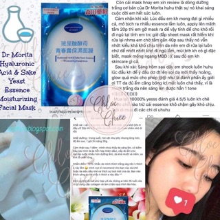 Mặt nạ giấy Dr Morita