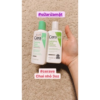 Sữa rửa mặt tạo bọt Cerave - 3oz