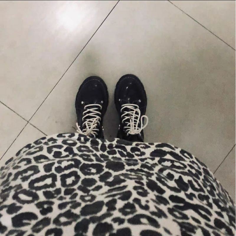[ORDER] Giày Boots Nữ Tương Phản Đen Trắng Mona