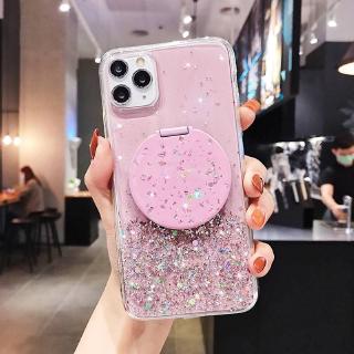 Sao lấp lánh make-up gương vỏ đứng + iPhoneXs áp dụng điện thoại của Apple 8 túi khí đứng iPhone11 đơn giản bao gồm tất cả