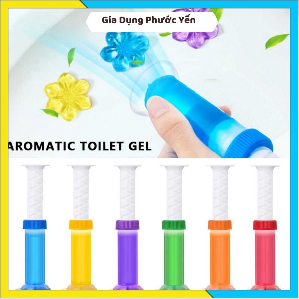 Gel khử mùi bồn cầu diệt khuẩn toilet bồn cầu hình bông hoa (được chọn mùi)