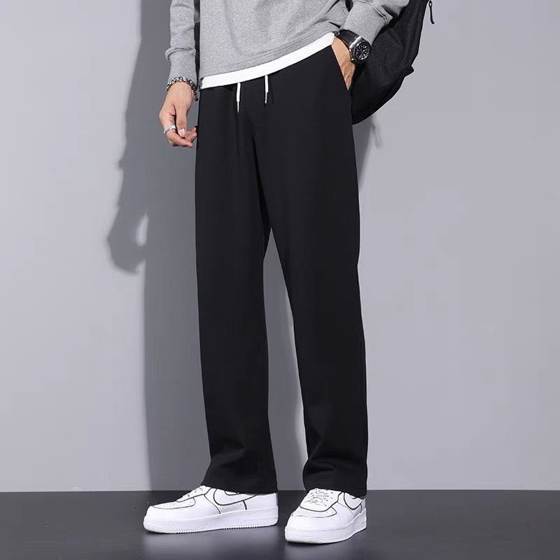 Quần ống suông nam nữ unisex- Quần kaki baggy trơn phong cách hàn quốc cực hot 2022