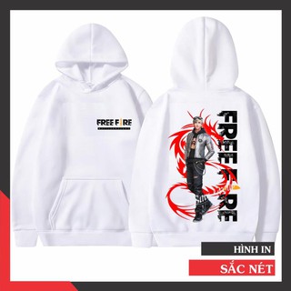 Áo khoác hoodie free fire chất nỉ mềm mịn hình in sắc nét maxim ff