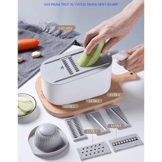 BỘ DỤNG CỤ NẠO BÀO SỢI 6IN1 ECOCO E1909