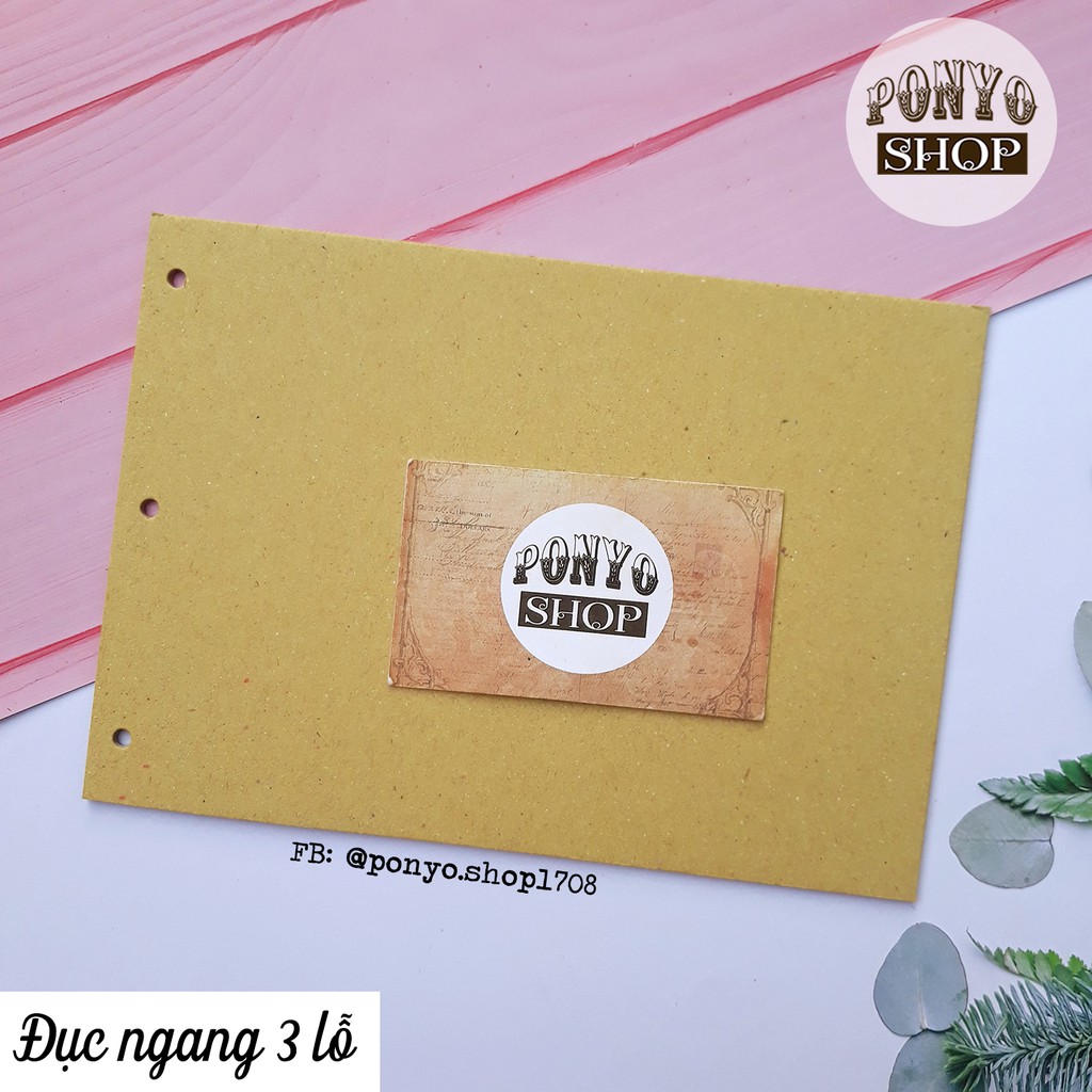 [CÓ SẴN] Khổ A5 - Bìa cứng làm bìa sổ, bìa Scrapbook