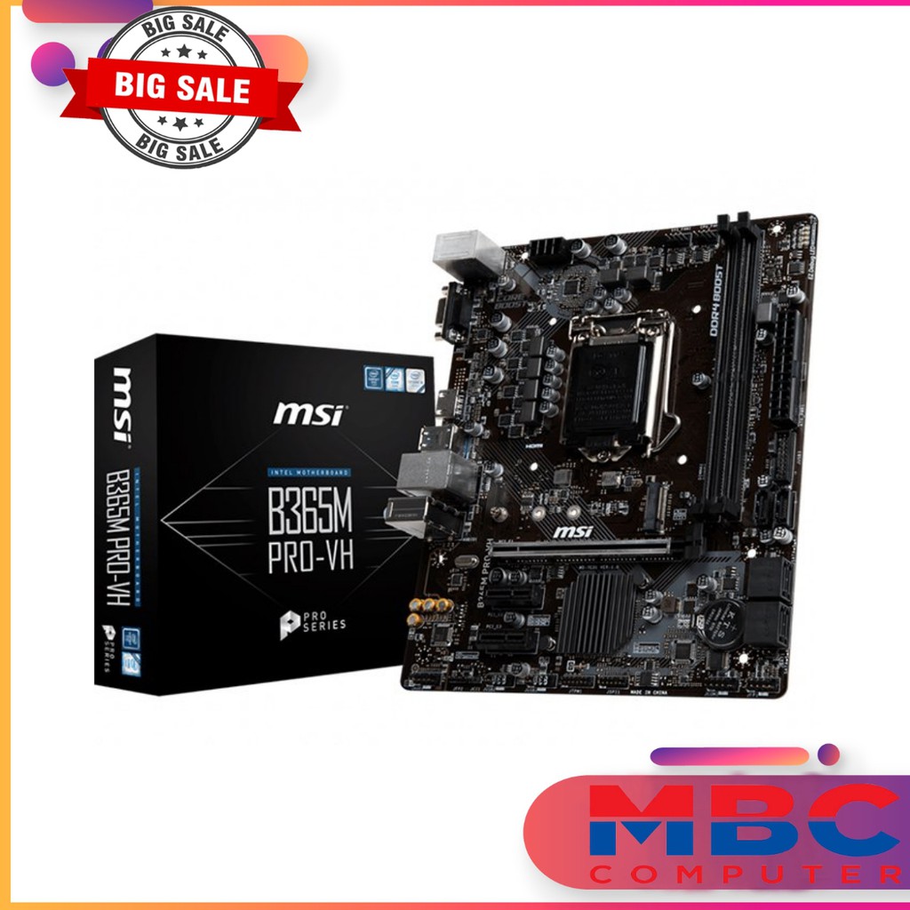 Bo Mạch Chủ Mainboard MSI B365M PRO-VH 1151v2