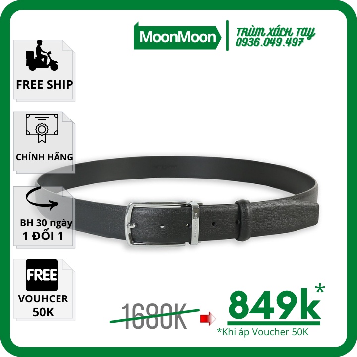 Dây Nịt PIERRE CARDIN 🎟MÃ 30K🎟 PC23 Hàng Da Nam CHÍNH HÃNG Thời Trang Auth Malaysia SALE 70%