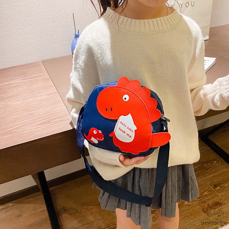 Túi Đeo Chéo Hình Khủng Long Dễ Thương Cho Bé