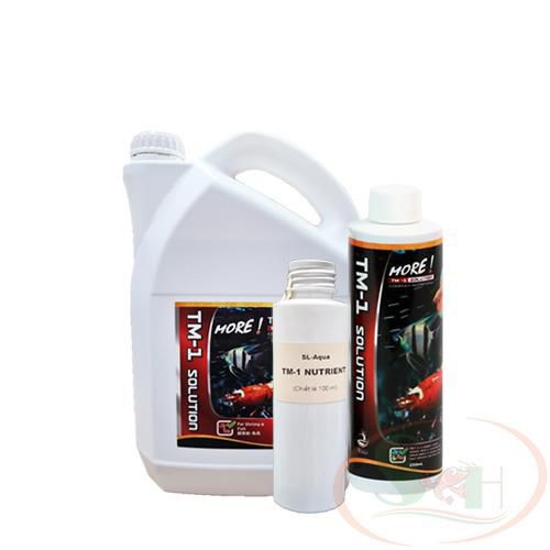 Dinh dưỡng phức hợp SL-Aqua TM-1 Nutrient Solution can 4000 ml bổ sung tăng đề kháng ôm trứng cho bể cá tép thủy sinh