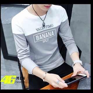 Áo thun nam dài tay cao cấp BANANA phong cách hàn quốc trẻ trung MFD005