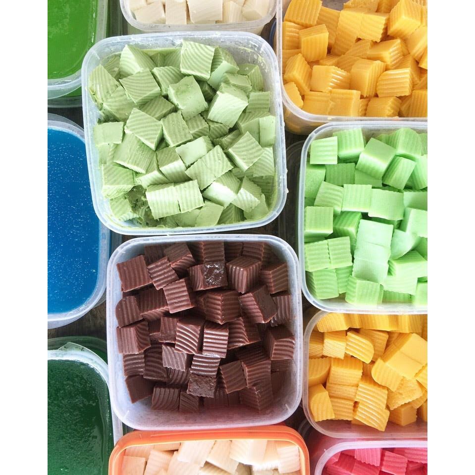 Bột Bánh Plan Rau Câu Pudding Dou Xian Trình Huy Hàng Huy Có Đủ Các Mùi Gói 1kg
