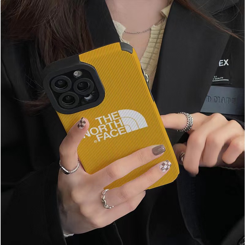 Ốp Điện Thoại Da In Logo THE NORTH FACE Sang Trọng Cho iphone 13 Pro Max i13 13pro 11 Pro Max i11 X XR Xs Max 7plus 8plus 12Pro 12 Pro Max