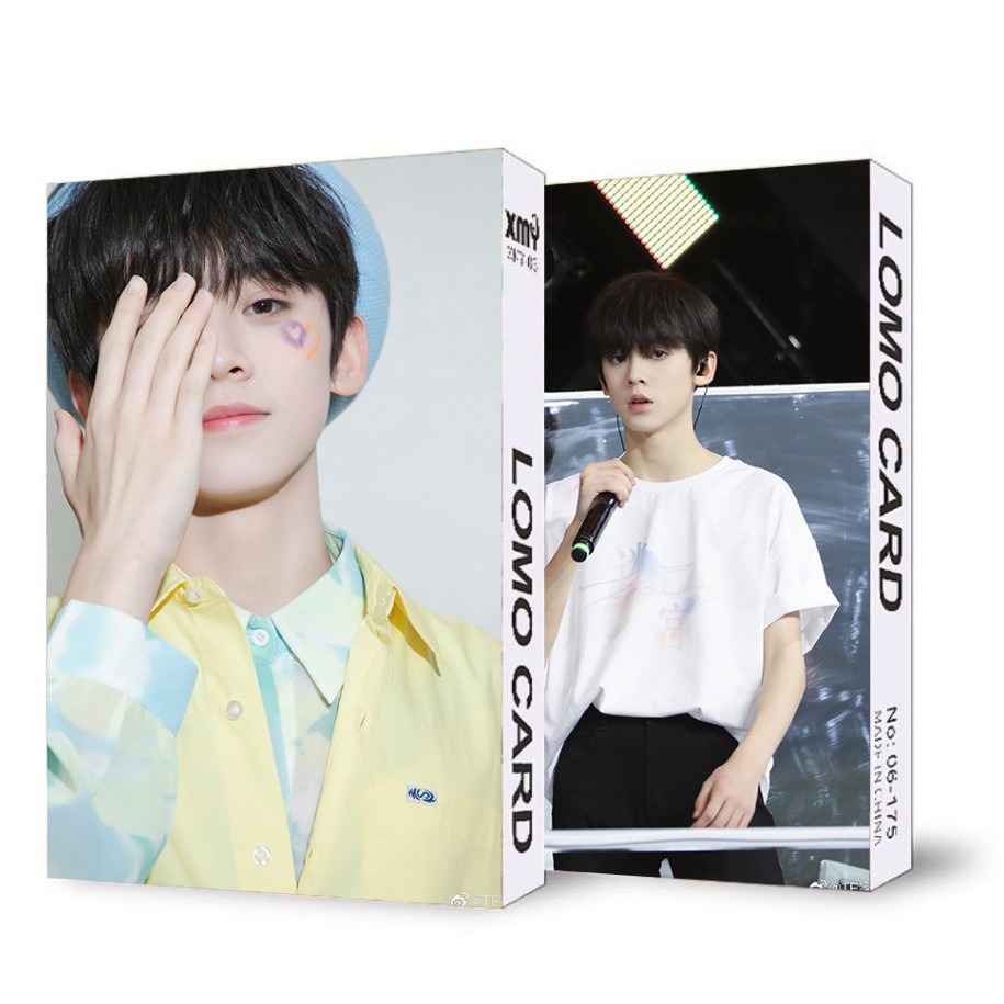 ( không hộp ) Hộp ảnh lomo in hình TẢ HÀNG GIA TỘC TFBOYS thần tượng hoa ngữ 30 tấm