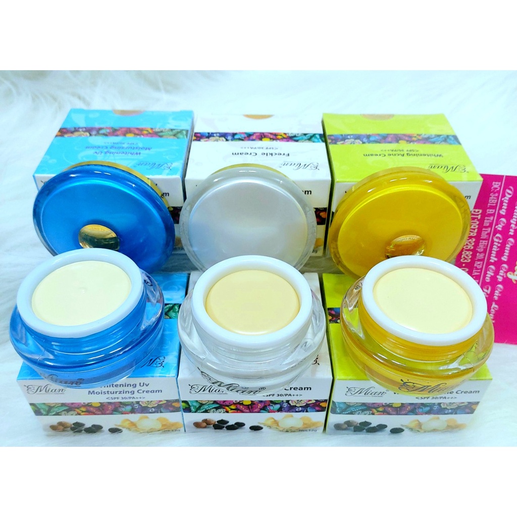 KEM DƯỠNG DA MẶT MIAN -  Mụn - Dưỡng Ẩm -  Ngừa lão hóa 12gr