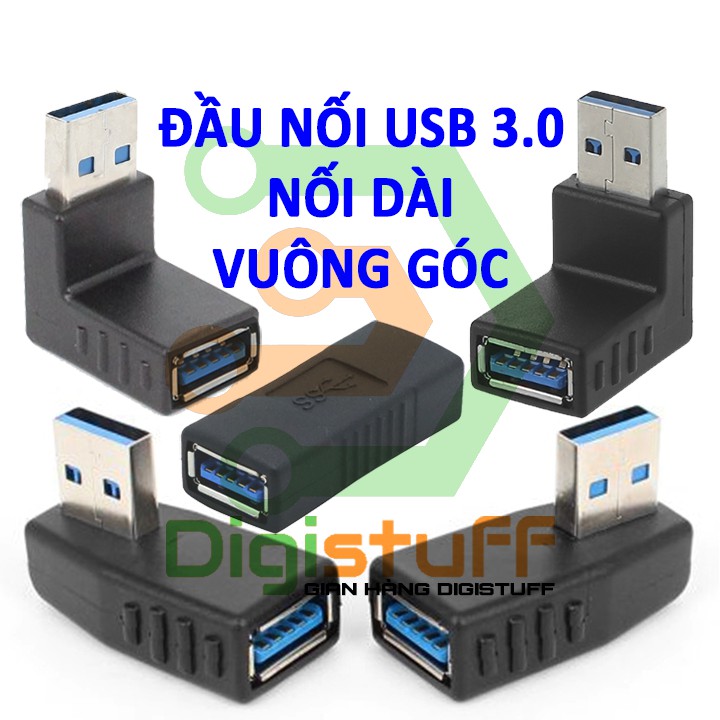 Đầu nối USB 3.0 - nối dài, vuông góc