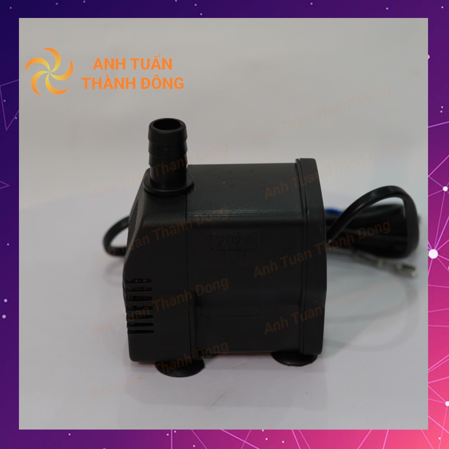 Bơm chìm mini 18W, AC 220V, loại hút ngang dùng thay thế bơm Quạt Hơi Nước, Bơm Quạt Điều Hòa 18W, Bơm Máy Làm Mát 18W