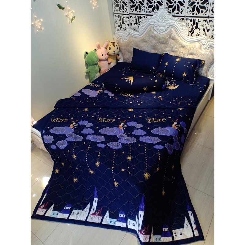 Chăn hè COTTON POLY trần bông 3 lớp