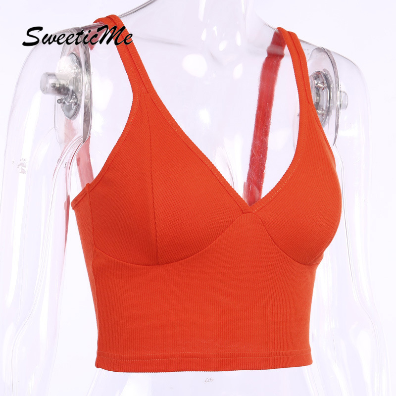 SweeticMe Women's  Sexy Lady Stitching Solid Backless V-neck Strap Camisole | BigBuy360 - bigbuy360.vn
