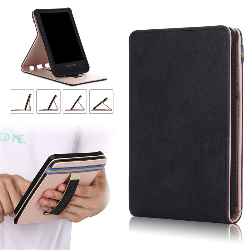 Bao Da Máy Tính Bảng Nắp Lật Cho Pocketbook 616/627/632 Plus Aqua/633/628/606/Touch Lux 4/5/Basic Lux 2/Touch HD 3 Limited