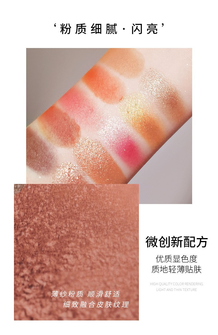 (Hàng Mới Về) Bảng Phấn Mắt Ướt Nhiều Màu Chống Nước Không Nhòe Tiện Dụng | BigBuy360 - bigbuy360.vn