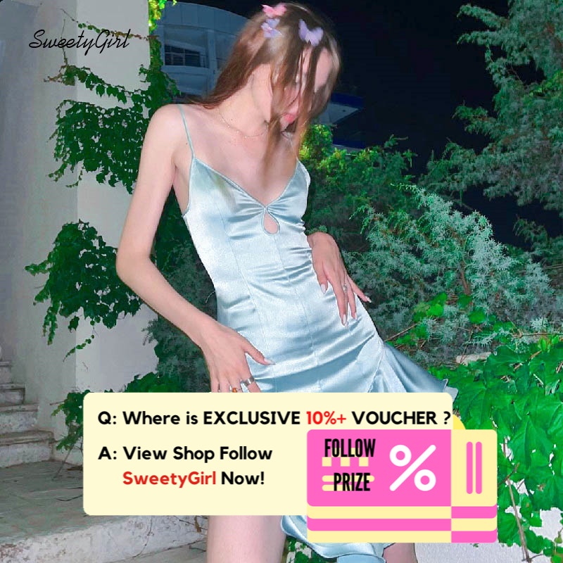 Đầm Mini Không Tay Cổ Chữ V Cắt Sâu Màu Trơn Thời Trang 2022 Cho Nữ