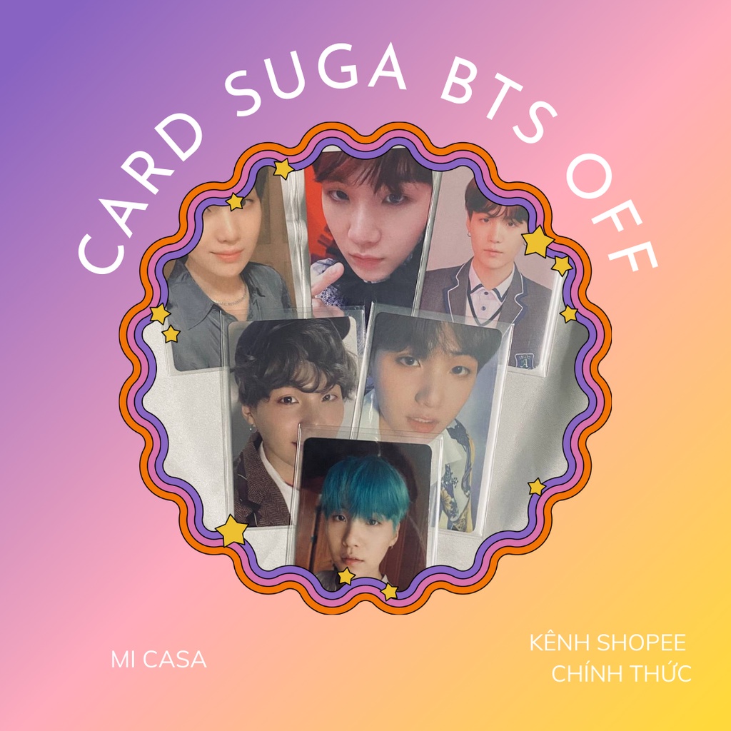 CARD SUGA BTS