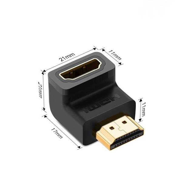 Đầu Nối HDMI Vuông Góc 90 Độ UGREEN 20109 - Bẻ Xuống