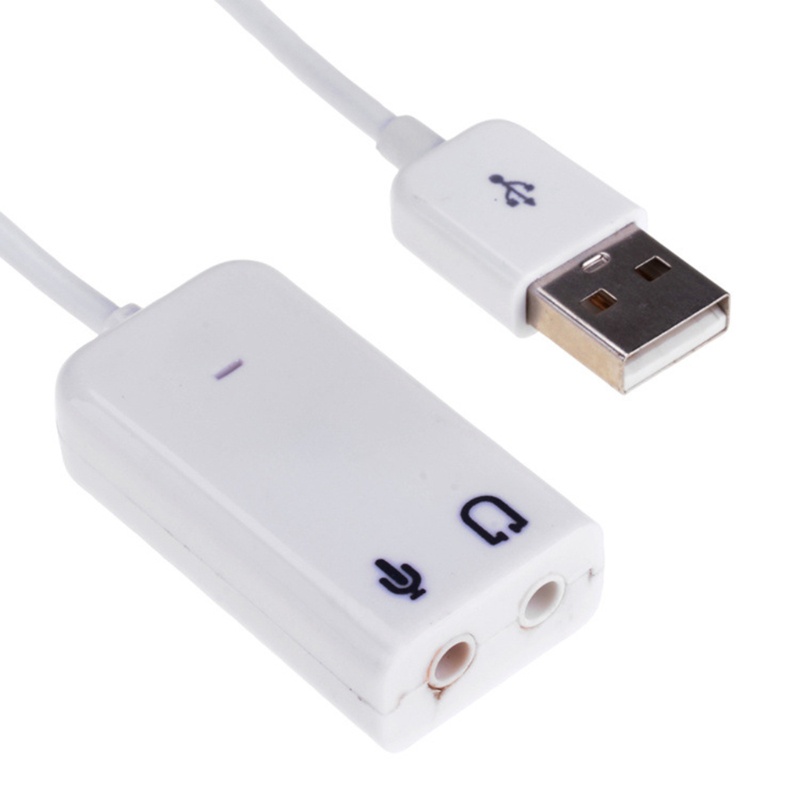 Bộ chuyển đổi âm thanh tai nghe 2 trong một với 3 cổng USB 2.0 sang cổng 3.5mm thẻ âm thanh nổi 3D