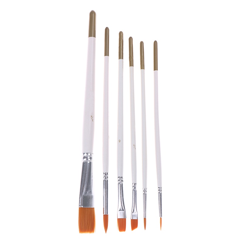 Set 6 Cọ Vẽ Tranh Sơn Dầu Chuyên Nghiệp