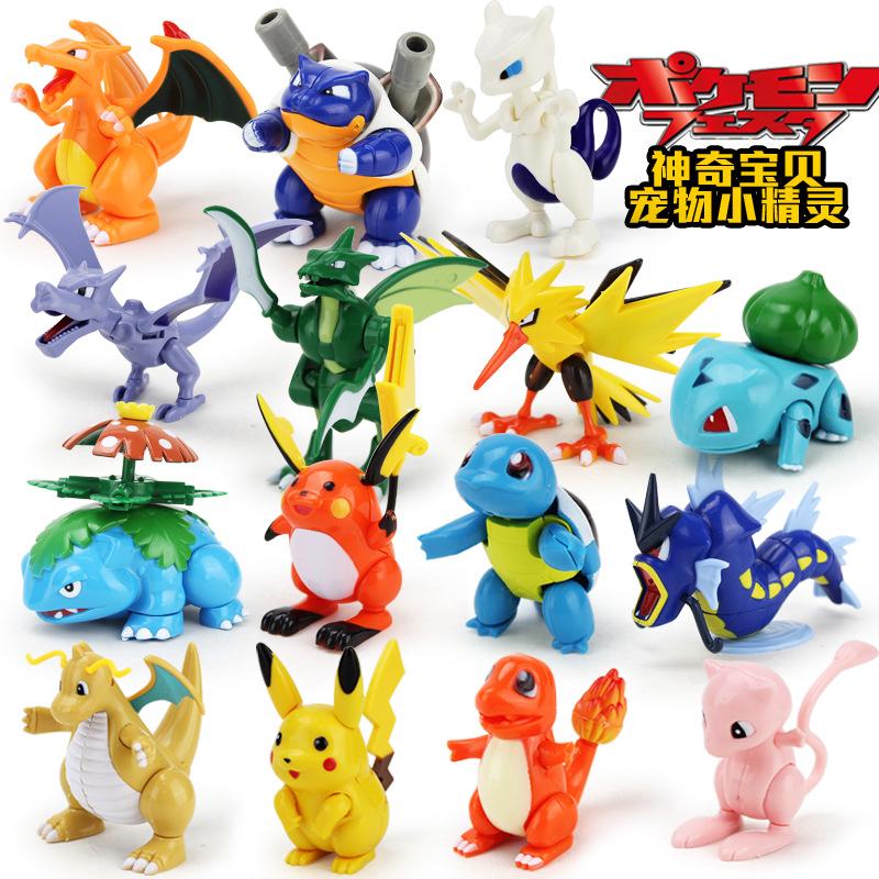 Bộ 15 Mô Hình Nhân Vật Pokemon Go
