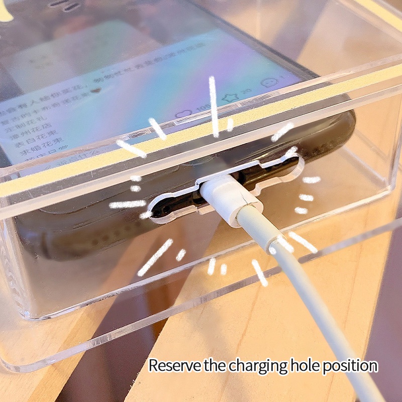 Hộp đựng bút gắn tường bằng acrylic thiết kế dễ thương sáng tạo