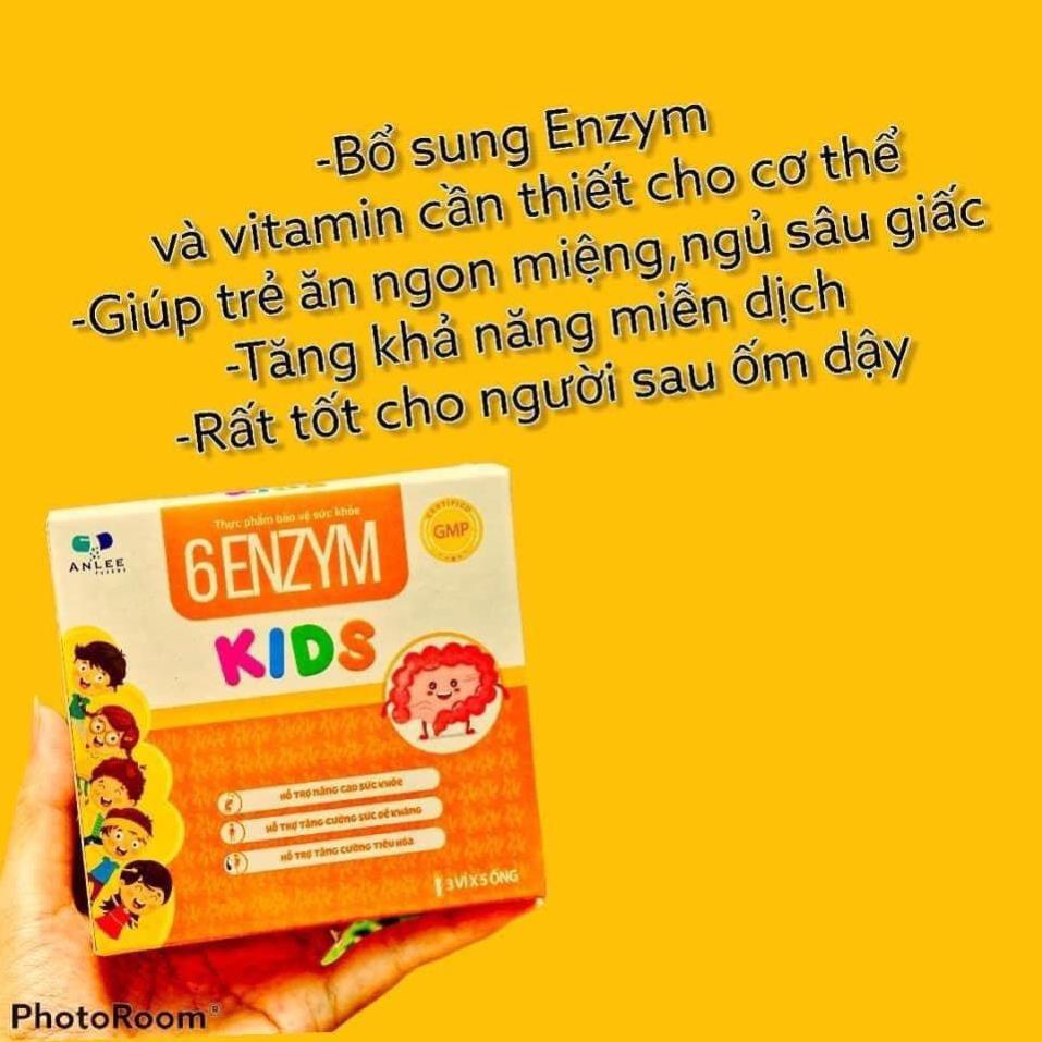 6 ENZYM KIDS - Siro  Giúp Bé Hết Biếng Ăn,Tăng Cân,Tăng Đề Kháng,Hết Táo Bón