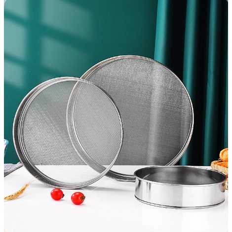 Rây bột inox 304, 40mesh # 0.45mm