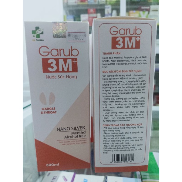 Nước súc miệng 3M