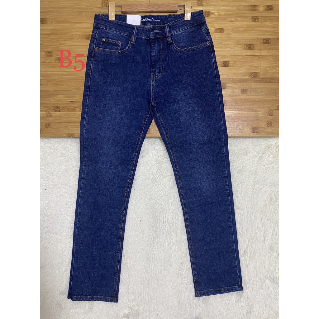 Quần Jeans Nam Cao cấp Ống Suông  Vải dày và cogian.
