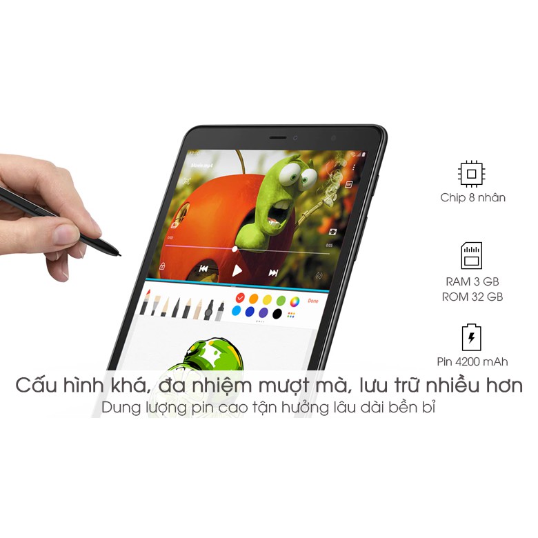 Máy tính bảng Samsung Galaxy Tab with S Pen (P205) - Hàng Chính Hãng Mới 100% | BigBuy360 - bigbuy360.vn