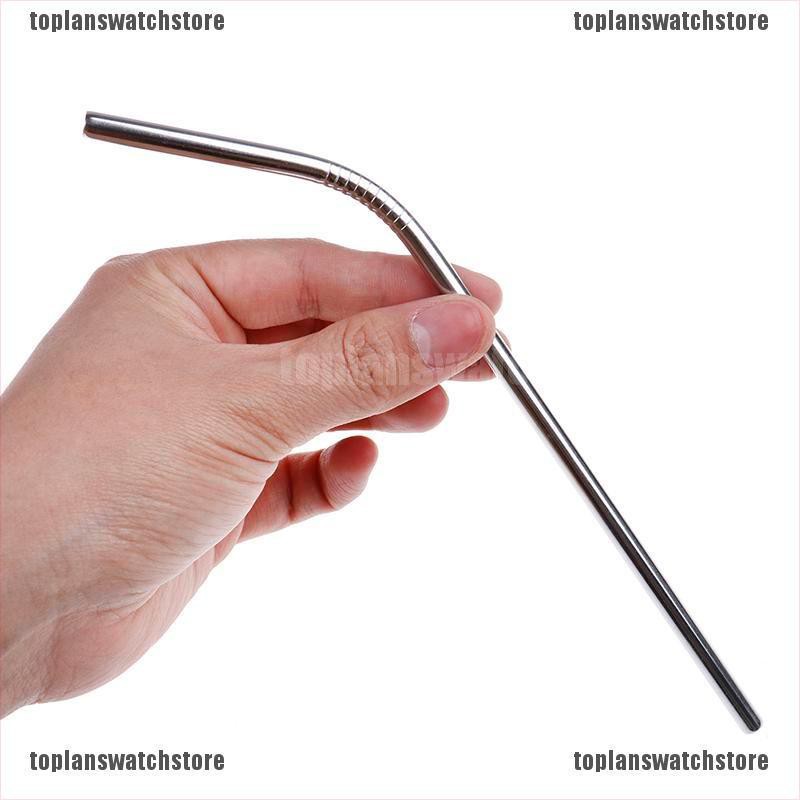 Bộ 4 Ống Hút Bằng Thép Không Gỉ Kèm 1 Cọ Vệ Sinh