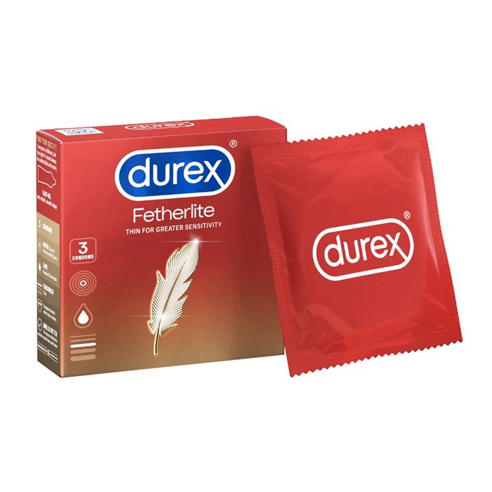 Bao Cao Su Fetherlite Durex Hộp 3S (New)