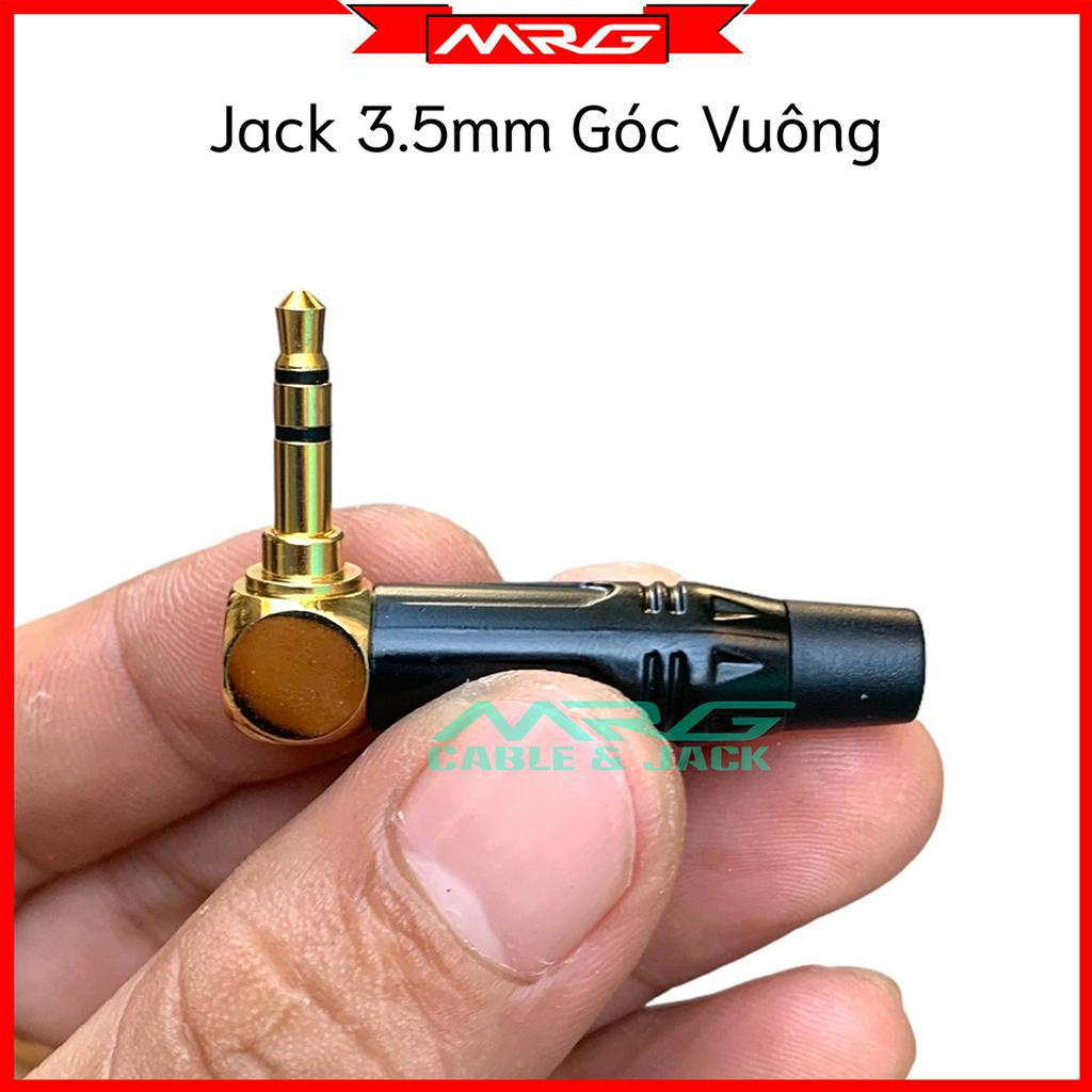Giắc 3.5mm Cong Chữ L, dùng hàn dây jack 3.5 ly, giá 1 chiếc.
