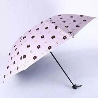 Ô gấu gấp gọn brown