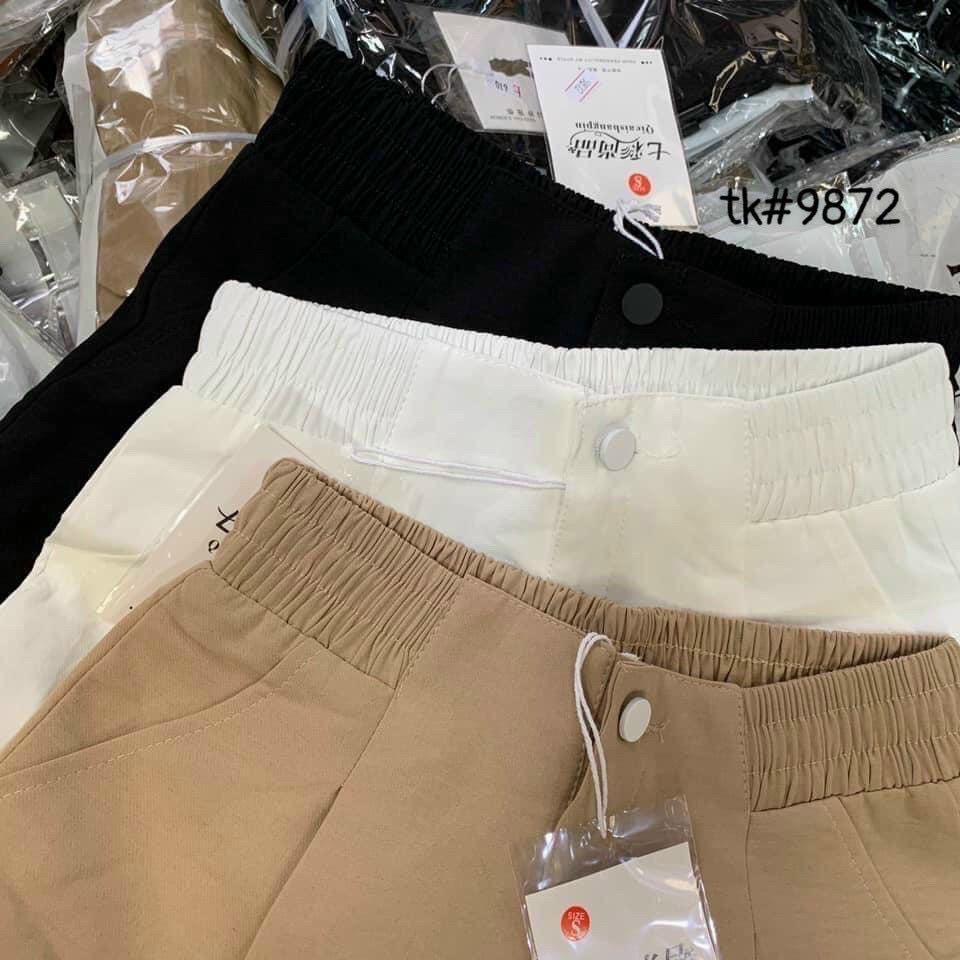Quần short lụa khóa 1 cúc Mã 9872_Xưởng May Quang Anh