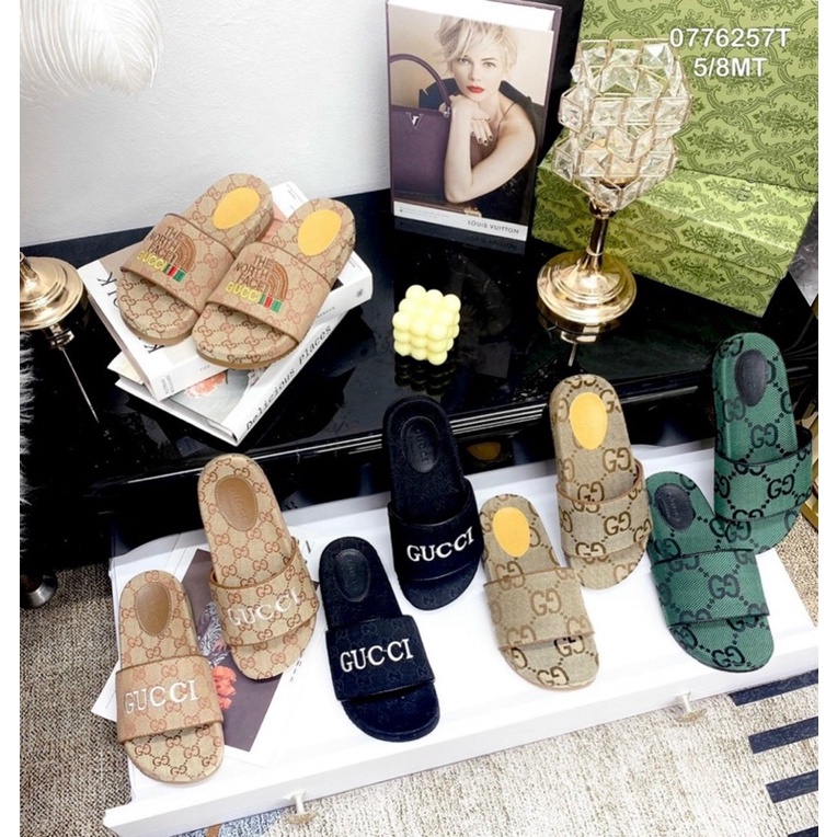 Dép lê G c hoạ tiết monogram qccc fullbox