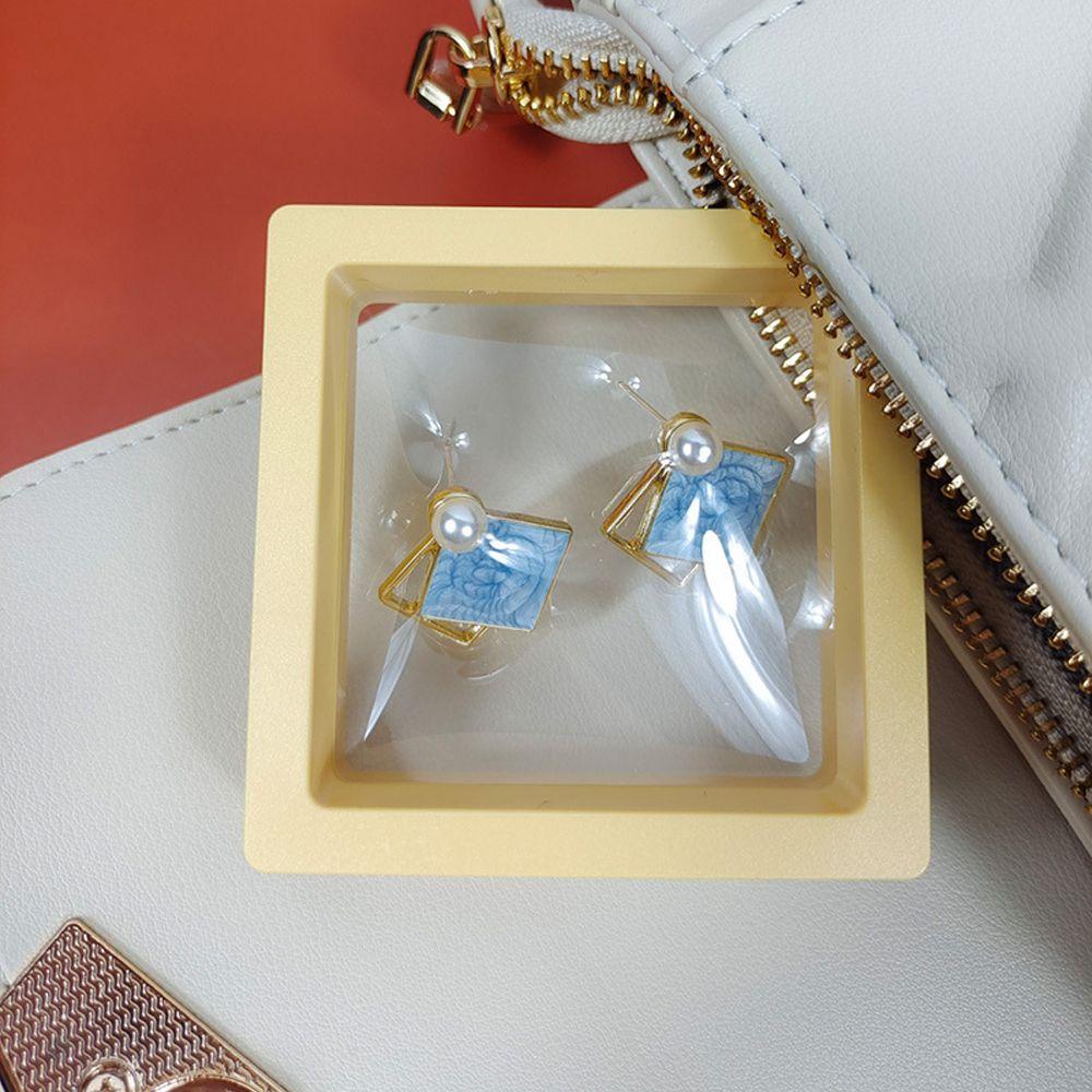 DANILO Hộp Đựng Trang Sức Trong Suốt Hình Vuông Tiện Dụng