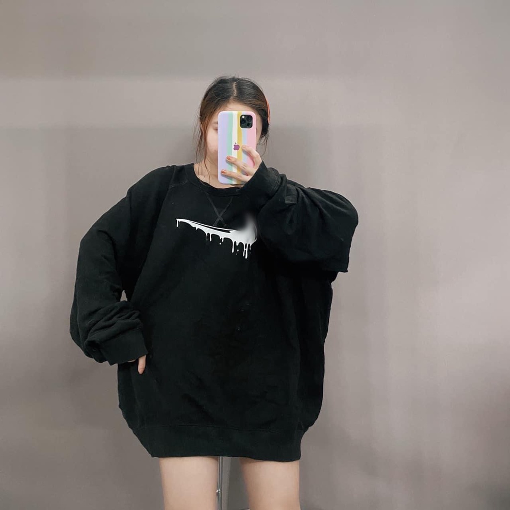 Áo nỉ tích, Áo Sweater nỉ chui đầu Ulzzang Basic