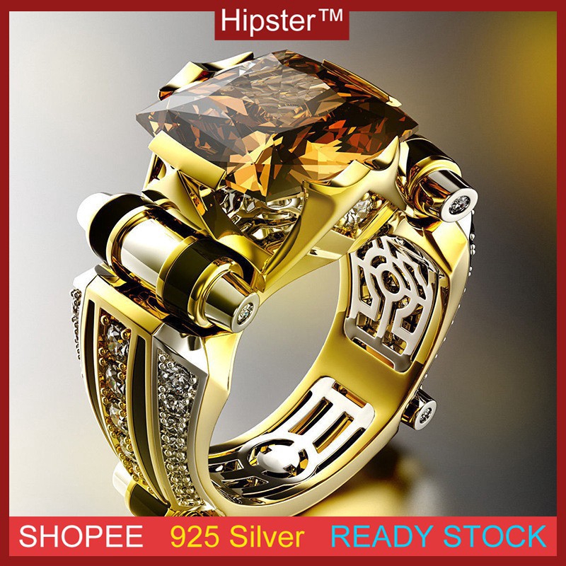S925 Silver Uniquely Designed Men's Fashion Accessory Ring